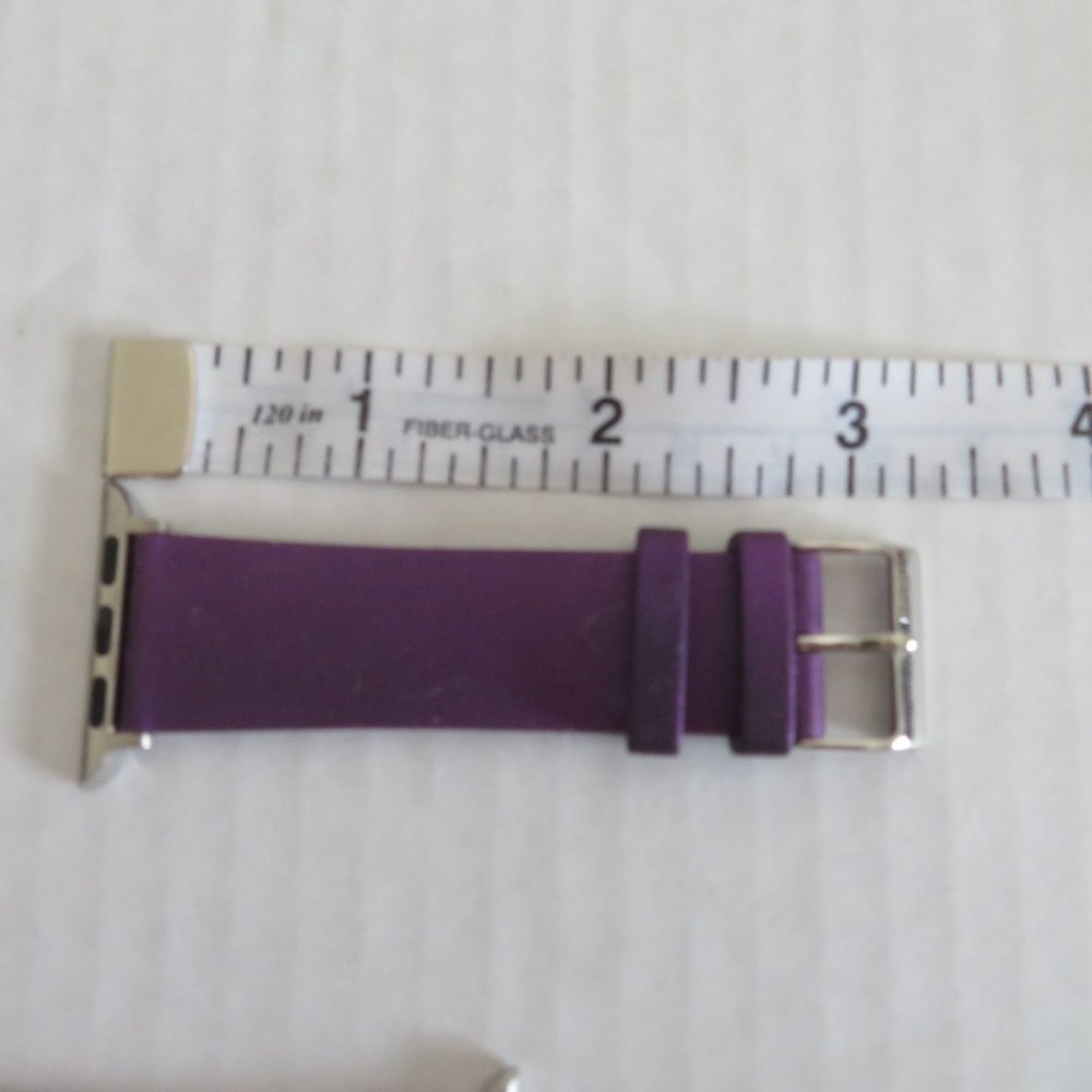 REBECCA MINKOFF 20mm Silicone Purple Watch Strap/Band, NWOT - Picture 6 of 7